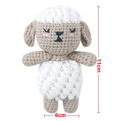 Handmade Kid Room Deco Stuffed Plush Toy Animal Amigurumi Handcrafts Kids Gifts Soft Hobby-Collections Birthday Sleeping Dolls