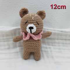 Handmade Kid Room Deco Stuffed Plush Toy Animal Amigurumi Handcrafts Kids Gifts Soft Hobby-Collections Birthday Sleeping Dolls