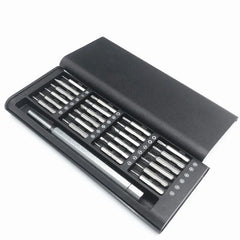 25 in 1 Mini Screwdriver Set Flat Head/Cross Shaped Household Manual Repair Tools for Cell Phone Glasses Computer Tablet Detach