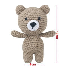 Handmade Kid Room Deco Stuffed Plush Toy Animal Amigurumi Handcrafts Kids Gifts Soft Hobby-Collections Birthday Sleeping Dolls