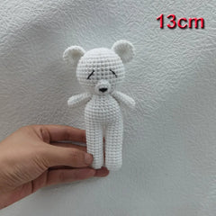 Handmade Kid Room Deco Stuffed Plush Toy Animal Amigurumi Handcrafts Kids Gifts Soft Hobby-Collections Birthday Sleeping Dolls