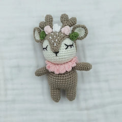 Handmade Kid Room Deco Stuffed Plush Toy Animal Amigurumi Handcrafts Kids Gifts Soft Hobby-Collections Birthday Sleeping Dolls