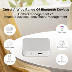 Bluetooth Gateway Hub Smart Home Bridge Support Fingerbot Tuya Bluetooth Device Smart Life App Remote Control Mesh Bridge