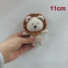 Handmade Kid Room Deco Stuffed Plush Toy Animal Amigurumi Handcrafts Kids Gifts Soft Hobby-Collections Birthday Sleeping Dolls