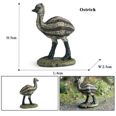 Oenux Classic Australian Wild Animals Kangaroos Koala Ostriches Mole Wombat Model Action Figure Figurine Education Toy Kid Gift