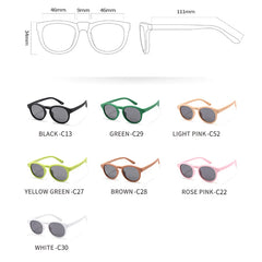 Soft Baby Sunglasses with Adjustable Strap for Toddler Newborn Infant 0-36 Months Summer Polarized Sunglasses 100% UV Protection