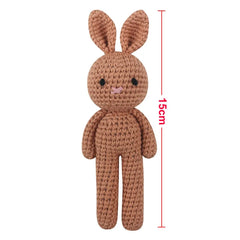 Handmade Kid Room Deco Stuffed Plush Toy Animal Amigurumi Handcrafts Kids Gifts Soft Hobby-Collections Birthday Sleeping Dolls