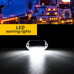 2PCS 6 LED Car License Number Plate Light For SUV Truck Trailer Van Tag Step Lamp White Bulbs Car Products License Plate Lights