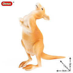 Oenux Classic Australian Wild Animals Kangaroos Koala Ostriches Mole Wombat Model Action Figure Figurine Education Toy Kid Gift