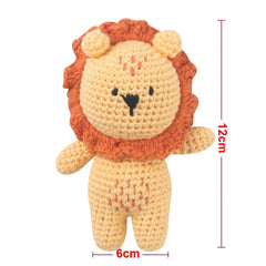 Handmade Kid Room Deco Stuffed Plush Toy Animal Amigurumi Handcrafts Kids Gifts Soft Hobby-Collections Birthday Sleeping Dolls
