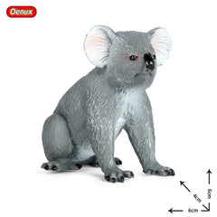 Oenux Classic Australian Wild Animals Kangaroos Koala Ostriches Mole Wombat Model Action Figure Figurine Education Toy Kid Gift