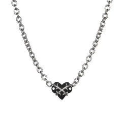 Creative Punk Gothic Thorns Love Heart Stainless Steel Chains Necklace for Women Party Jewelry Gifts Hallowen WholeSale Choker