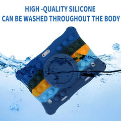10.1"Kids Friendly Universal Tablet Case Soft Silicon 10 10.1 inch Lightweight Cover Stand Shockproof Funda 24x17cm/9.5x6.69inch