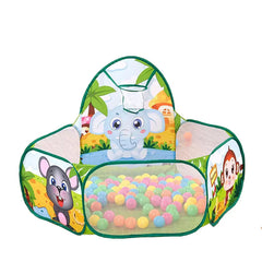 120CM Ball Pool with Basket Children Toy Indoor Ocean Ball Pit Playpen Tent Outdoor Toys Gift for Children Kids Dropshipping