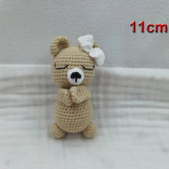 Handmade Kid Room Deco Stuffed Plush Toy Animal Amigurumi Handcrafts Kids Gifts Soft Hobby-Collections Birthday Sleeping Dolls