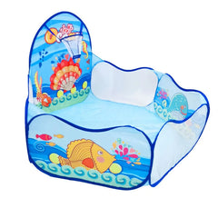 120CM Ball Pool with Basket Children Toy Indoor Ocean Ball Pit Playpen Tent Outdoor Toys Gift for Children Kids Dropshipping