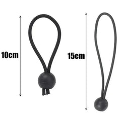 Outdoor Elastic Ball Rope Bungee Cords Portable Tent Fixing Tarpaulin Awning Canopy Heavy Duty Tarp Tie Down for Shelter Cargo