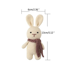 Handmade Kid Room Deco Stuffed Plush Toy Animal Amigurumi Handcrafts Kids Gifts Soft Hobby-Collections Birthday Sleeping Dolls