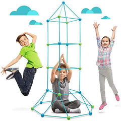 Creative Kids Toy Fort Building Kit Children's DIY 3D Castles Tunnels Tents Games Educational Toys Birthday Gifts