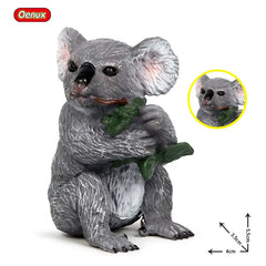 Oenux Classic Australian Wild Animals Kangaroos Koala Ostriches Mole Wombat Model Action Figure Figurine Education Toy Kid Gift