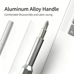 25 in 1 Mini Screwdriver Set Flat Head/Cross Shaped Household Manual Repair Tools for Cell Phone Glasses Computer Tablet Detach