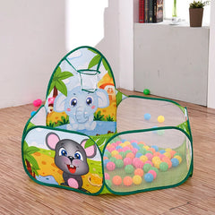 120CM Ball Pool with Basket Children Toy Indoor Ocean Ball Pit Playpen Tent Outdoor Toys Gift for Children Kids Dropshipping