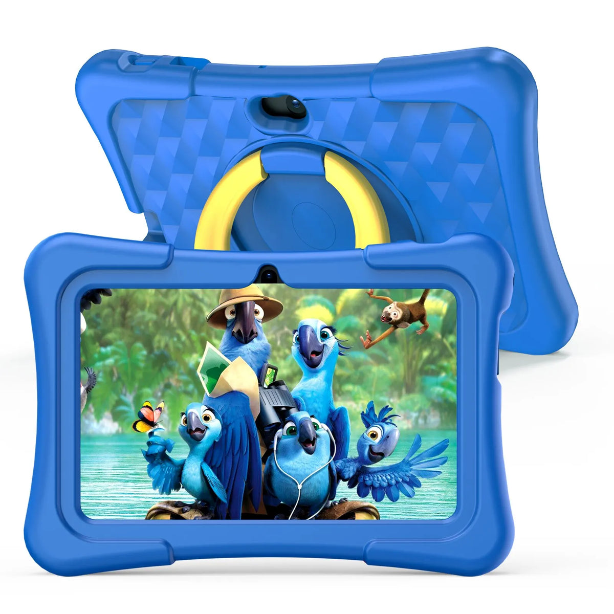 Educational and Play Tablet for Kids 7 Inch Android 11 32 GB WiFi Bluetooth Dual Camera Educational Software Installed with Proof Case, Best GIFT for Kids, B-Day Gift, X-mas Gift