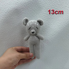 Handmade Kid Room Deco Stuffed Plush Toy Animal Amigurumi Handcrafts Kids Gifts Soft Hobby-Collections Birthday Sleeping Dolls
