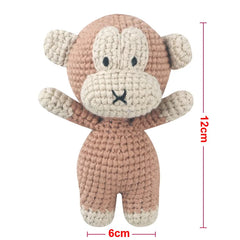 Handmade Kid Room Deco Stuffed Plush Toy Animal Amigurumi Handcrafts Kids Gifts Soft Hobby-Collections Birthday Sleeping Dolls