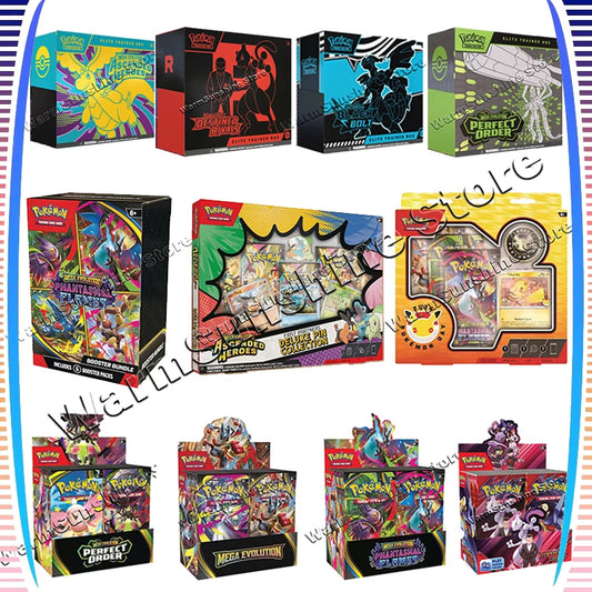 Original Pokemon Card PTCG English Trading Cards US Version Series Box Children Birthday Gifts Toys