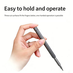 25 in 1 Mini Screwdriver Set Flat Head/Cross Shaped Household Manual Repair Tools for Cell Phone Glasses Computer Tablet Detach