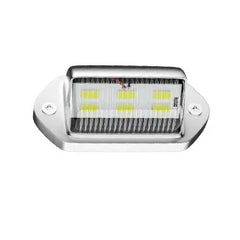 2PCS 6 LED Car License Number Plate Light For SUV Truck Trailer Van Tag Step Lamp White Bulbs Car Products License Plate Lights