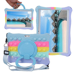 10.1"Kids Friendly Universal Tablet Case Soft Silicon 10 10.1 inch Lightweight Cover Stand Shockproof Funda 24x17cm/9.5x6.69inch