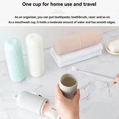 Portable Toothpaste Toothbrush Protect Holder Case Travel Camping Storage Box Protect Toothbrush Toothpaste from Dirt and Damage