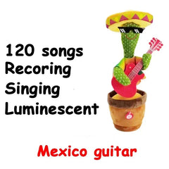 Dancing Talking Cactus Toys Birthday Present Dancing Cactus Electronic Plush Toy Home Decoration for Children Xmas Gifts