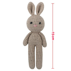 Handmade Kid Room Deco Stuffed Plush Toy Animal Amigurumi Handcrafts Kids Gifts Soft Hobby-Collections Birthday Sleeping Dolls