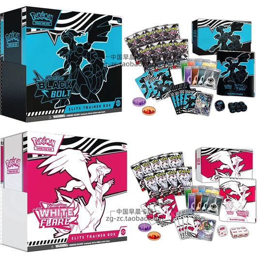In Stock Original Pokemon Card PTCG Game Collection Cards American Version SV10.5 WHITE FLARE BLACK BOLT ELITE TRAINER BOX