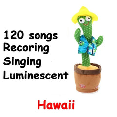 Dancing Talking Cactus Toys Birthday Present Dancing Cactus Electronic Plush Toy Home Decoration for Children Xmas Gifts