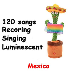 Dancing Talking Cactus Toys Birthday Present Dancing Cactus Electronic Plush Toy Home Decoration for Children Xmas Gifts