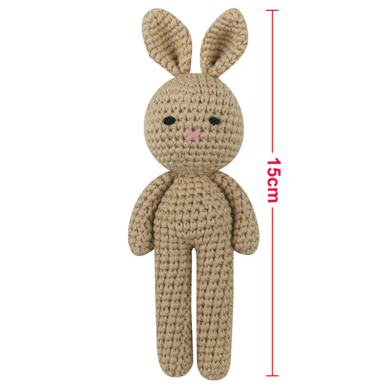 Handmade Kid Room Deco Stuffed Plush Toy Animal Amigurumi Handcrafts Kids Gifts Soft Hobby-Collections Birthday Sleeping Dolls