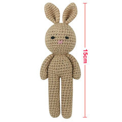 Handmade Kid Room Deco Stuffed Plush Toy Animal Amigurumi Handcrafts Kids Gifts Soft Hobby-Collections Birthday Sleeping Dolls