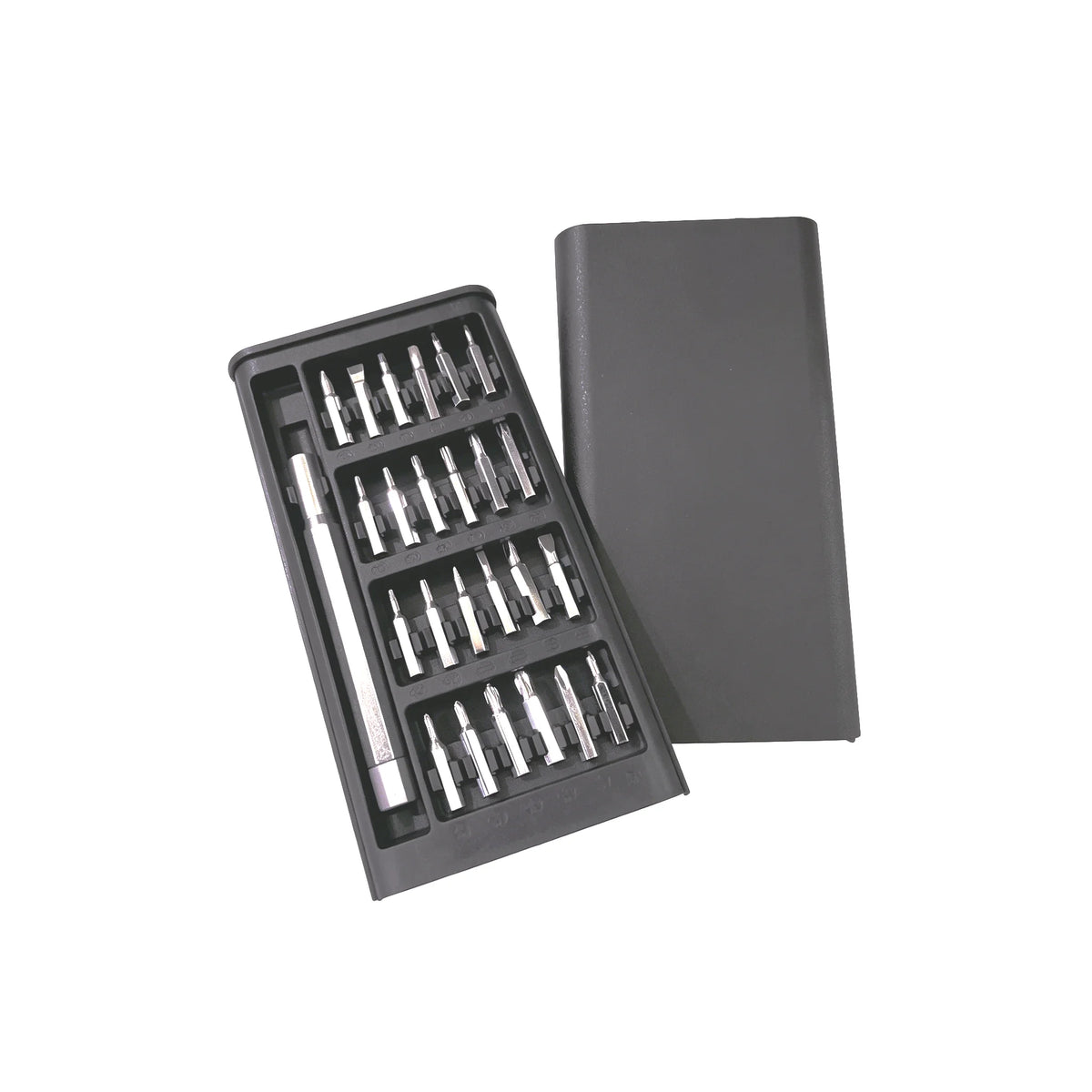 25 in 1 Mini Screwdriver Set Flat Head/Cross Shaped Household Manual Repair Tools for Cell Phone Glasses Computer Tablet Detach