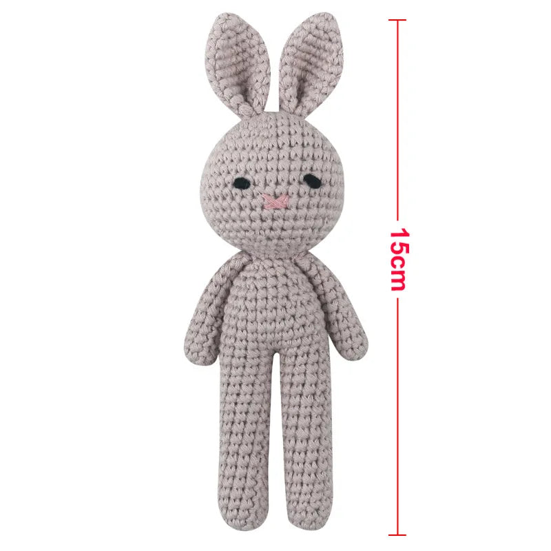 Handmade Kid Room Deco Stuffed Plush Toy Animal Amigurumi Handcrafts Kids Gifts Soft Hobby-Collections Birthday Sleeping Dolls