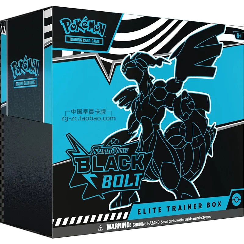 In Stock Original Pokemon Card PTCG Game Collection Cards American Version SV10.5 WHITE FLARE BLACK BOLT ELITE TRAINER BOX