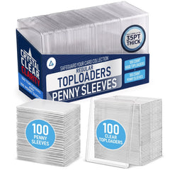 Regular Top Loaders for Cards & Card Sleeves 100ct | Trading Card Sleeves Hard Plastic, Baseball Card Sleeves Soft, Ultra Sports & Plastic Card Sleeves, Ultra Clear Card Sleeve, TCG Card Sleeves