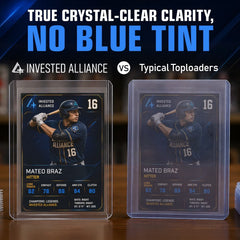 Regular Top Loaders for Cards & Card Sleeves 100ct | Trading Card Sleeves Hard Plastic, Baseball Card Sleeves Soft, Ultra Sports & Plastic Card Sleeves, Ultra Clear Card Sleeve, TCG Card Sleeves