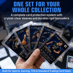 Regular Top Loaders for Cards & Card Sleeves 100ct | Trading Card Sleeves Hard Plastic, Baseball Card Sleeves Soft, Ultra Sports & Plastic Card Sleeves, Ultra Clear Card Sleeve, TCG Card Sleeves
