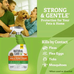 Natural Care Flea and Tick Home Spray for Dogs Cats and Home Plant Based Natural Care Flea and Tick Home Spray for Dogs Cats and Home Plant Based