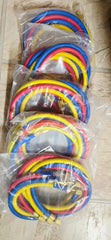 Yellow Jacket 29986 Plus II 1/4" Hose with Compact Ball Valve. 72" (Pack of 3)